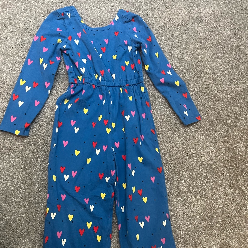 Hanna Andersson long sleeve jump suit. Size 5